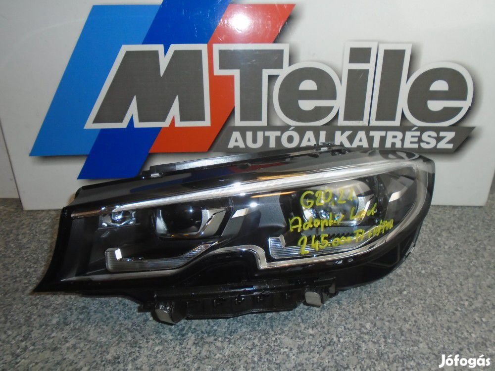 [GYÁRI ÚJSZERŰ] BMW - FÉNYSZÓRÓ ADAPTIV LED - BAL OLDALI - 3-AS  / G2